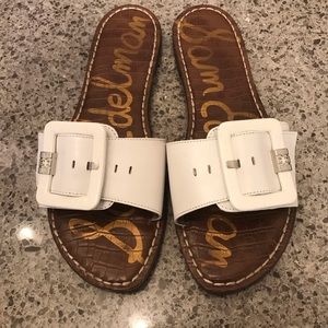 Sam Edelman White Sandal Slide